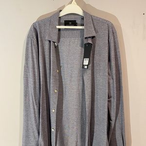 Scotch and Soda Mens Button Up Dress Shirt